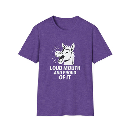 Horse T-Shirt - 'Loud Mouth' Softstyle Tee