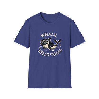 Whale T-Shirt - 'Whale Hello There' Softstyle Tee