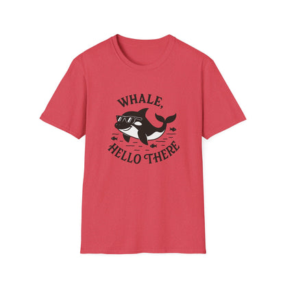 Whale T-Shirt - 'Whale Hello There' Softstyle Tee