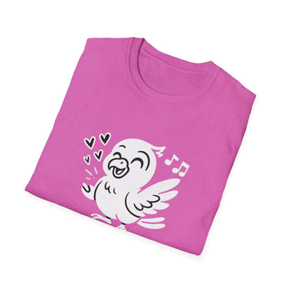 Bird T-Shirt - 'Talk Biiirdy To Me' Softstyle Tee