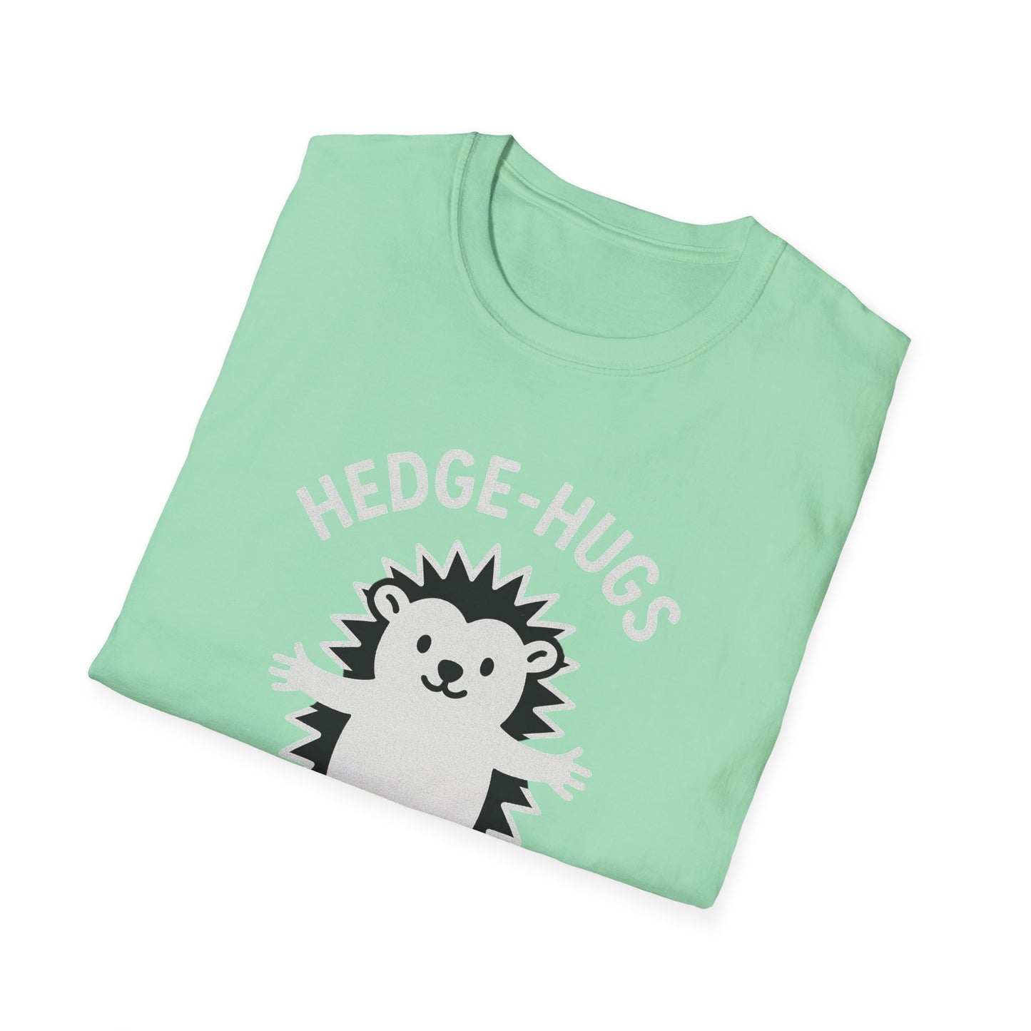 Hedgehog T-Shirt - 'Hedge-Hugs' Softstyle Tee