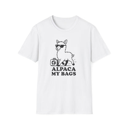 Alpaca T-Shirt - 'Alpaca My Bags' Softstyle Tee
