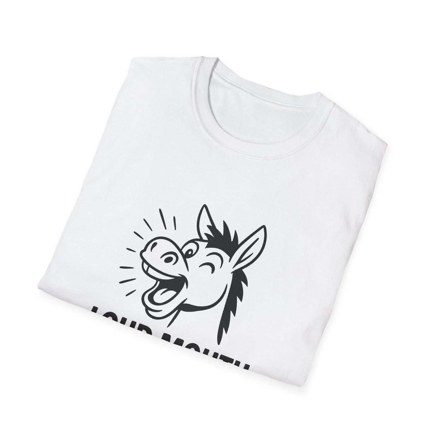 Horse T-Shirt - 'Loud Mouth' Softstyle Tee