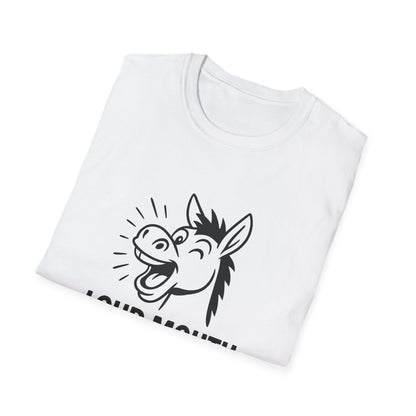 Horse T-Shirt - 'Loud Mouth' Softstyle Tee
