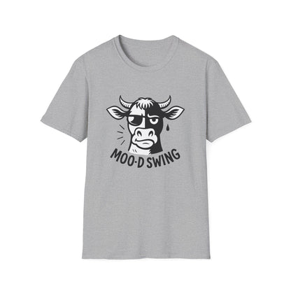 Cow T-Shirt - 'Moo-D Swing' Softstyle Tee