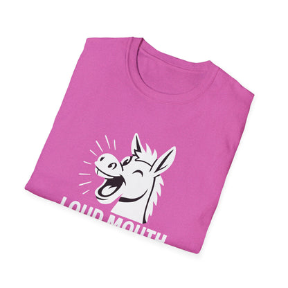 Horse T-Shirt - 'Loud Mouth' Softstyle Tee