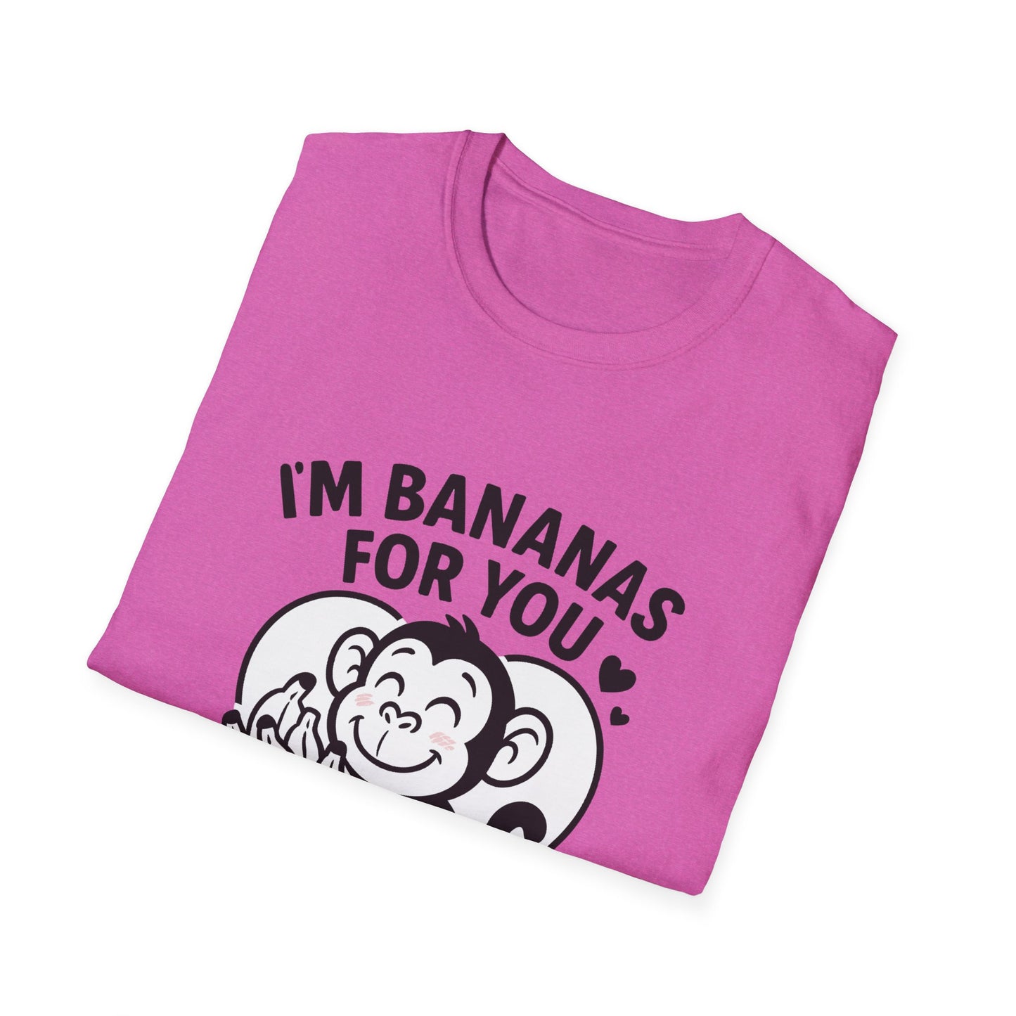 Monkey T-Shirt - 'I'm Bananas For You' Softstyle Tee