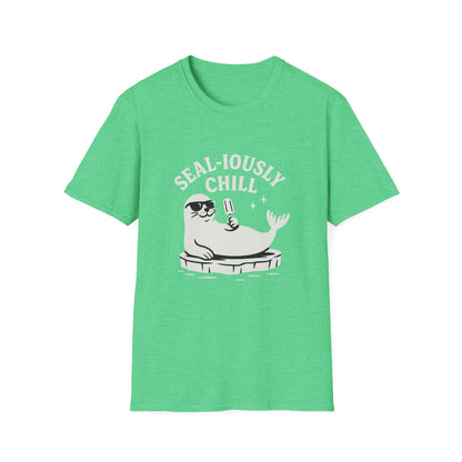 Seal T-Shirt - 'Sealiously Chill' Softstyle Tee