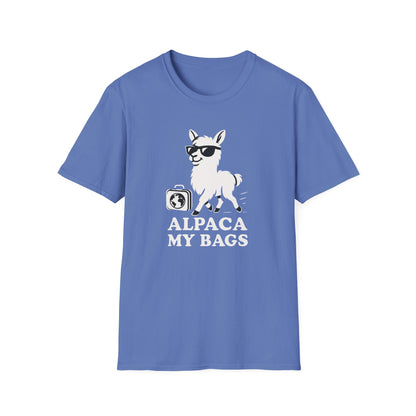 Alpaca T-Shirt - 'Alpaca My Bags' Softstyle Tee