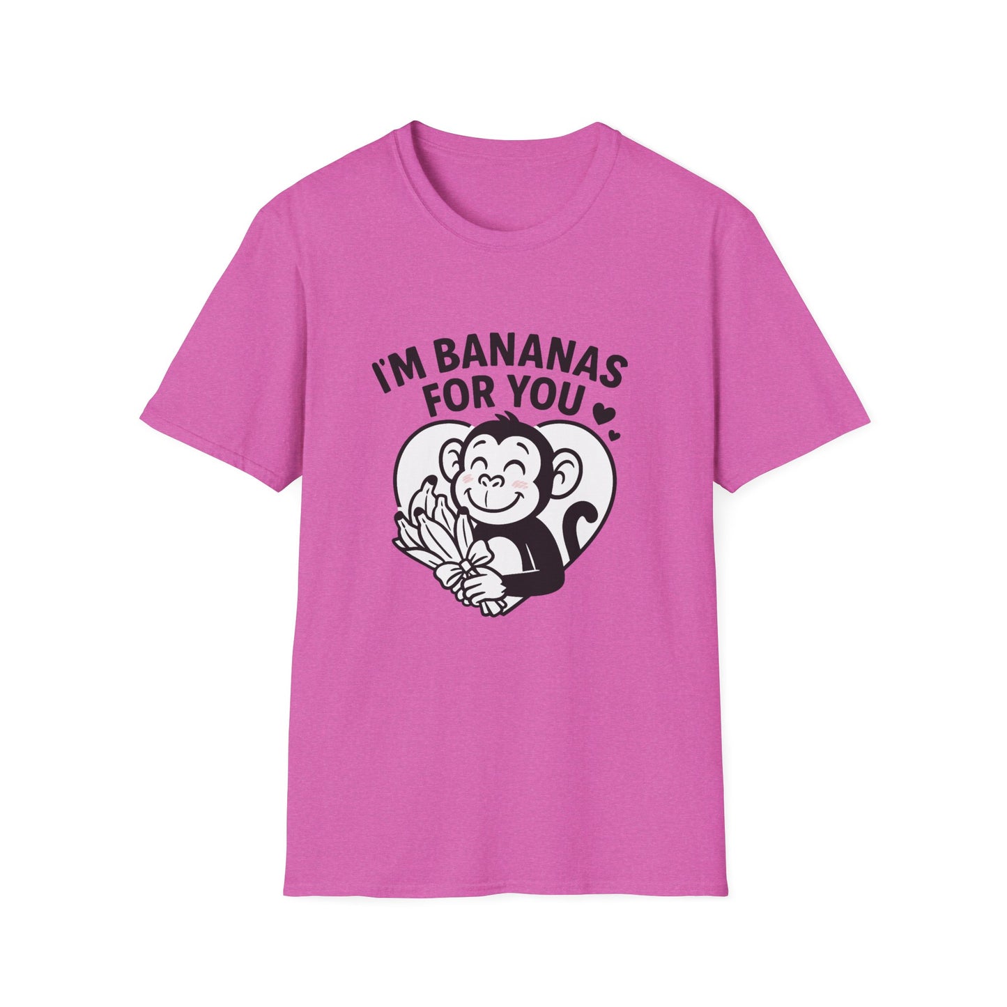 Monkey T-Shirt - 'I'm Bananas For You' Softstyle Tee