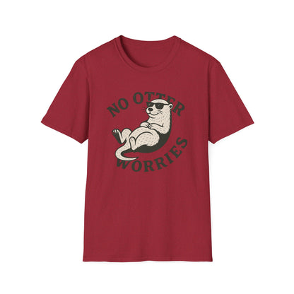 Otter T-Shirt - 'No Otter Worries' Softstyle Tee