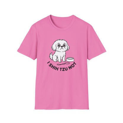 Shih Tzu Not Unisex Softstyle T-Shirt | Funny Dog Lover Tee, Pet Owner Gift, Casual Wear, Gift for Dog Lovers, Cute Animal Shirt