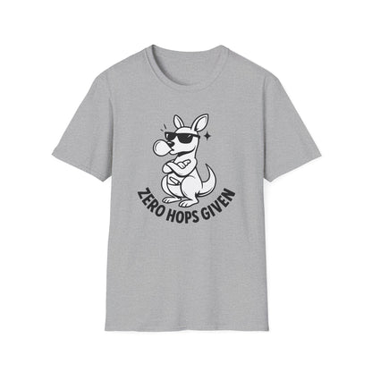Kangaroo T-shirt - 'Zero Hops Given Tee' Softstyle Tee