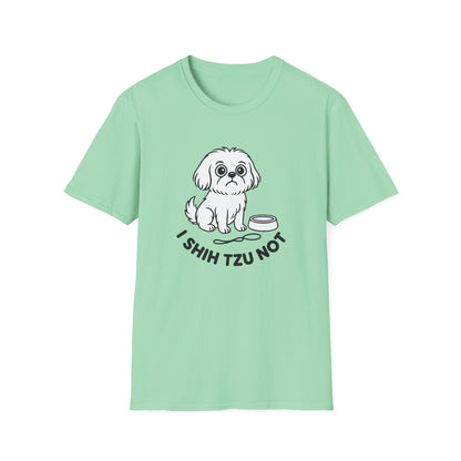 Shih Tzu Not Unisex Softstyle T-Shirt | Funny Dog Lover Tee, Pet Owner Gift, Casual Wear, Gift for Dog Lovers, Cute Animal Shirt