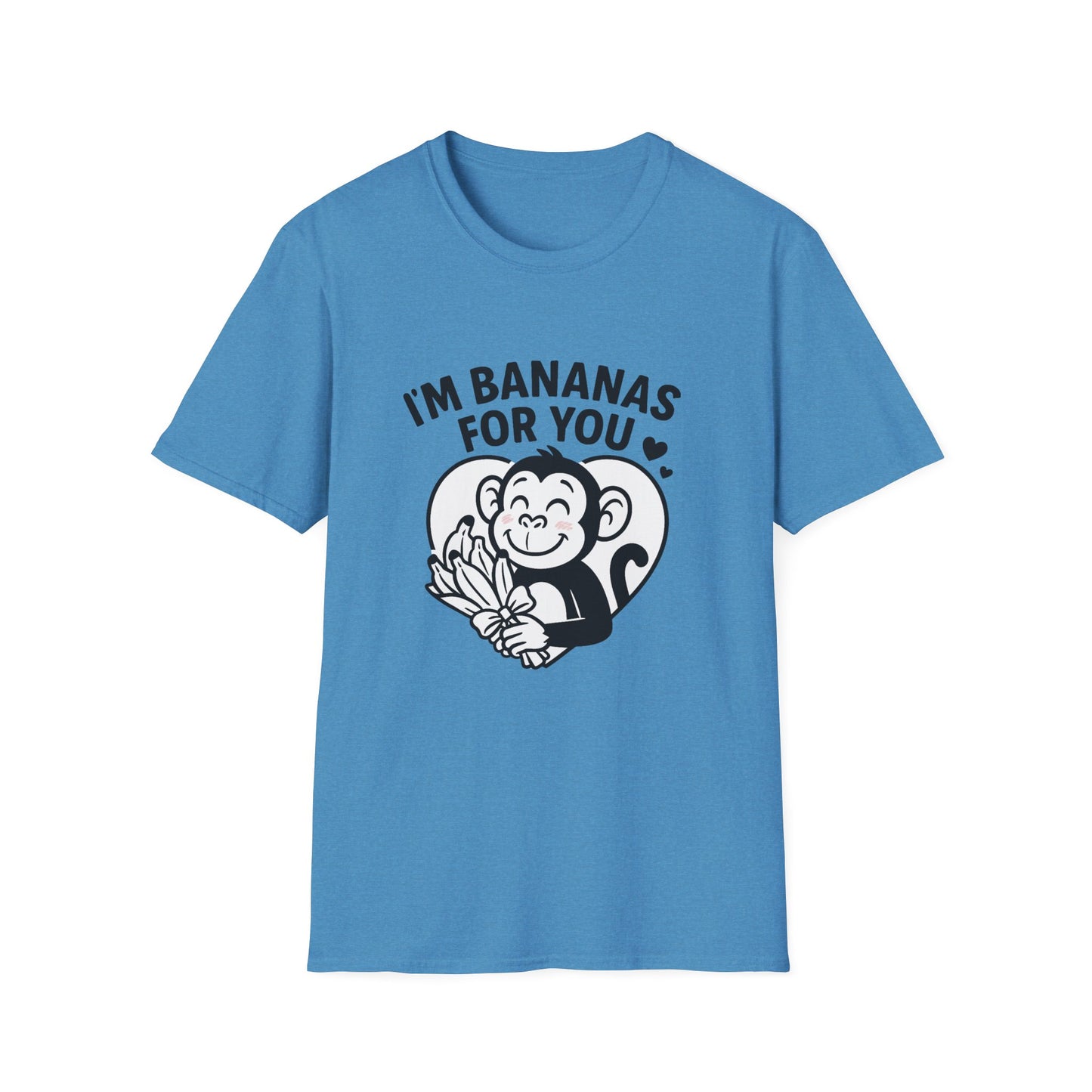 Monkey T-Shirt - 'I'm Bananas For You' Softstyle Tee