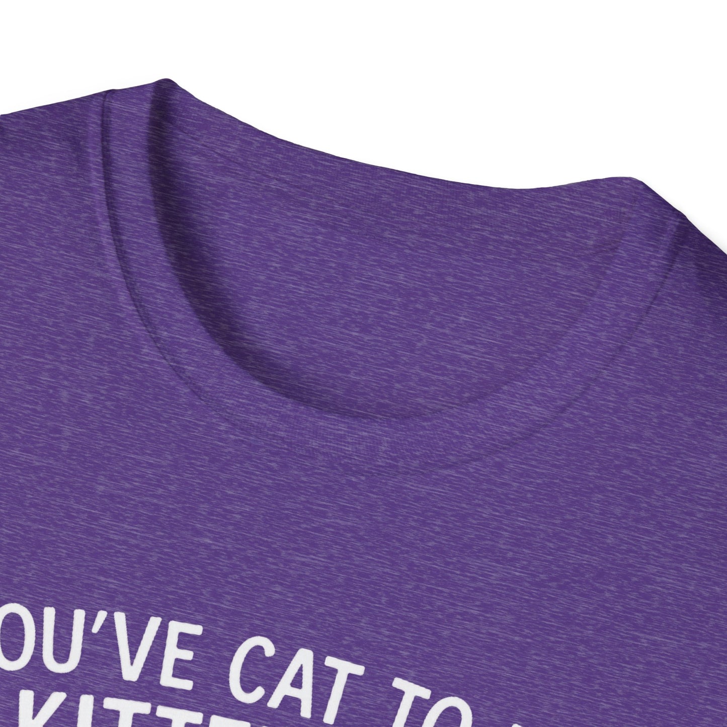 Cat T-Shirt - 'You've Cat To Be Kitten Me Right Meow' Softstyle Tee
