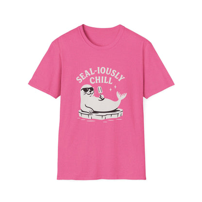 Seal T-Shirt - 'Sealiously Chill' Softstyle Tee