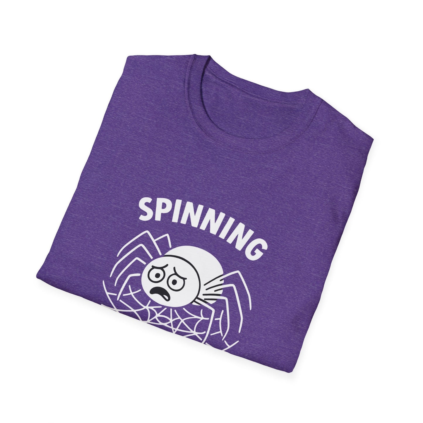Spider T-Shirt - 'Spinning Out of Control' Softstyle Tee