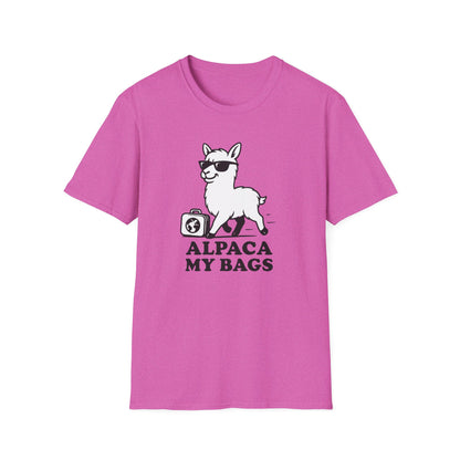 Alpaca T-Shirt - 'Alpaca My Bags' Softstyle Tee