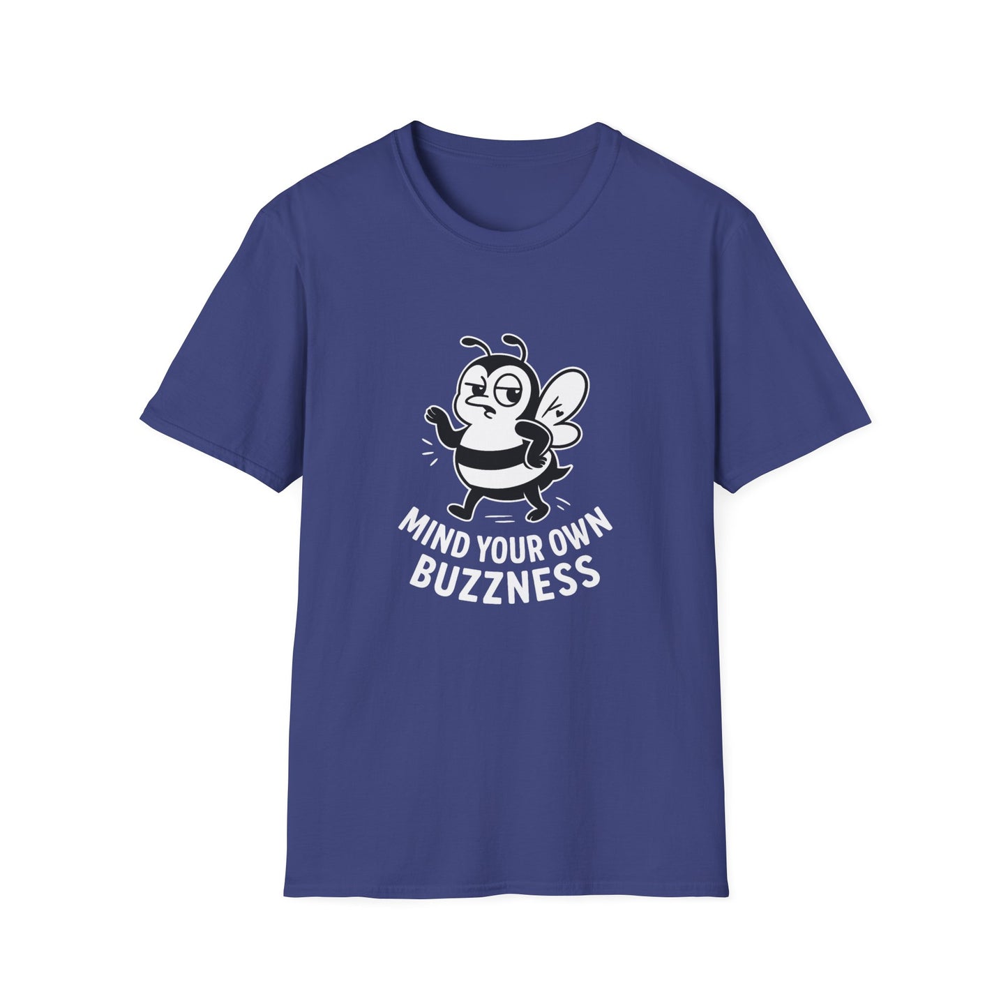 Bee T-Shirt - 'Mind Your Own Buzzness' Softstyle Tee