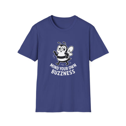 Bee T-Shirt - 'Mind Your Own Buzzness' Softstyle Tee