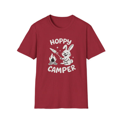 Rabbit T-Shirt - 'Hoppy Camper' Softstyle Tee