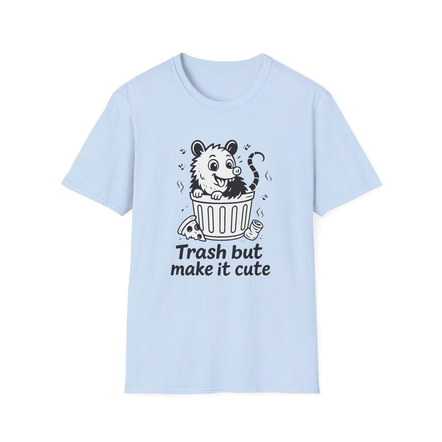 Possum T-Shirt - 'Trash But Make it Cute' Softstyle Tee