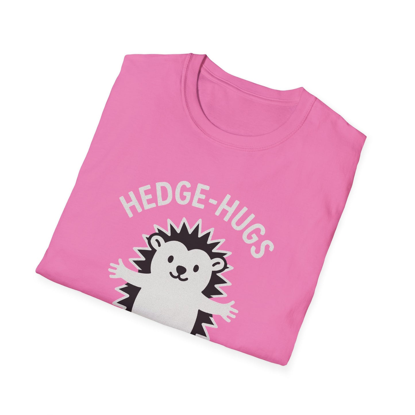 Hedgehog T-Shirt - 'Hedge-Hugs' Softstyle Tee
