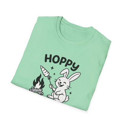 Rabbit T-Shirt - 'Hoppy Camper' Softstyle Tee