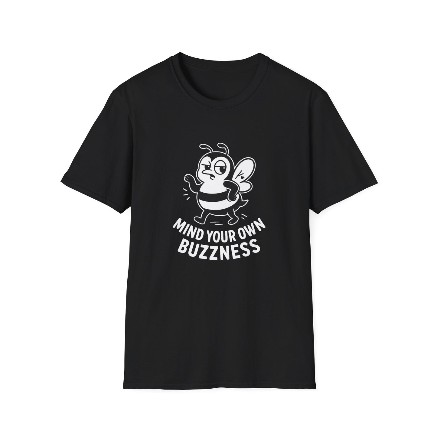 Bee T-Shirt - 'Mind Your Own Buzzness' Softstyle Tee