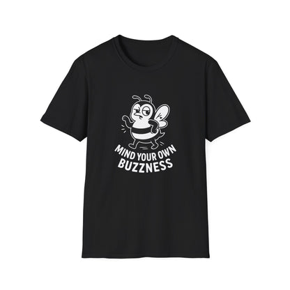 Bee T-Shirt - 'Mind Your Own Buzzness' Softstyle Tee