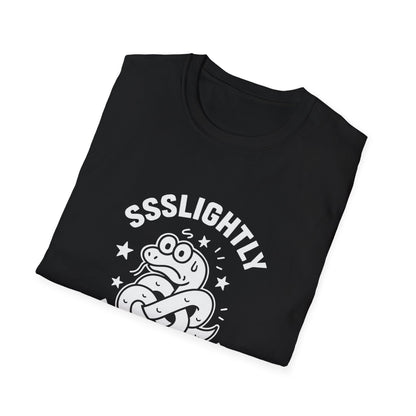 Slightly Unstable T-Shirt, Unisex Tee, Funny Graphic Shirt, Casual Wear, Gift for Friends, Quirky Fashion Statement