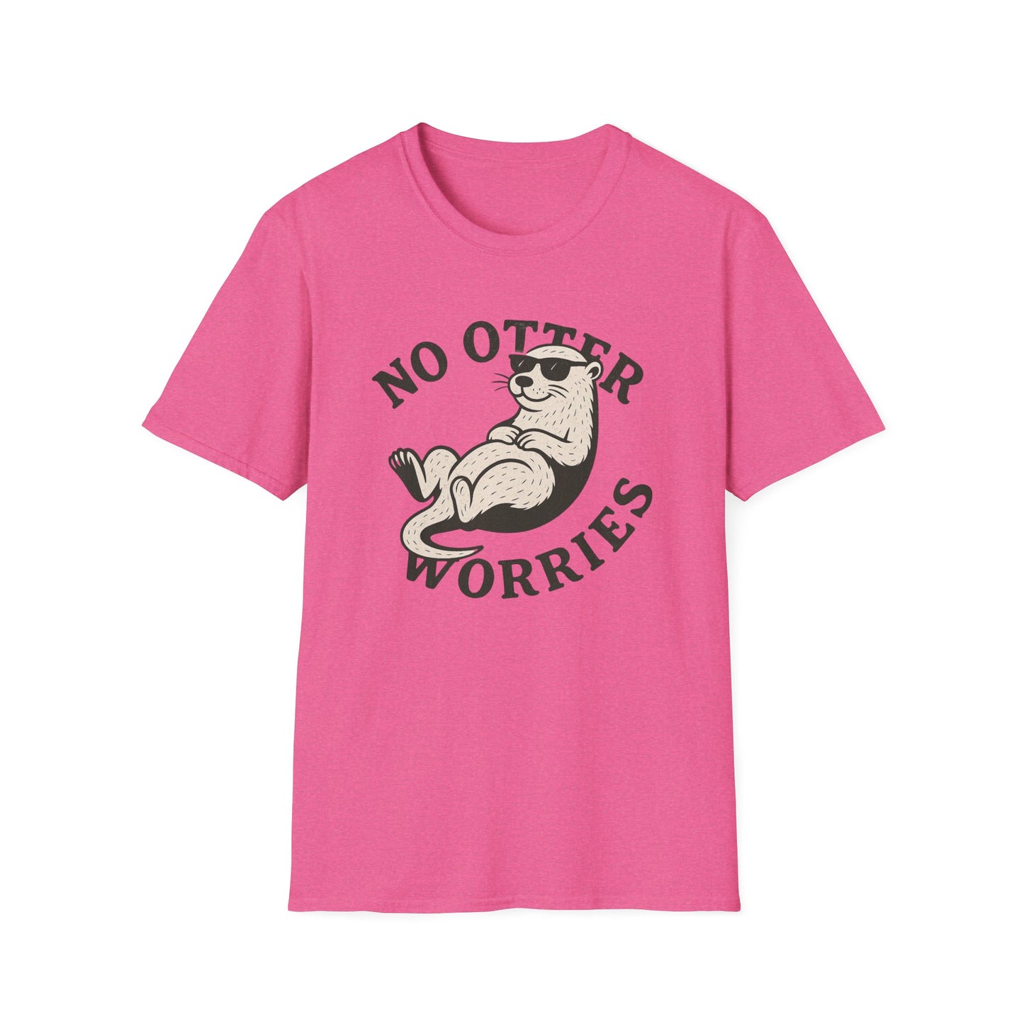 Otter T-Shirt - 'No Otter Worries' Softstyle Tee