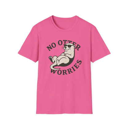 Otter T-Shirt - 'No Otter Worries' Softstyle Tee