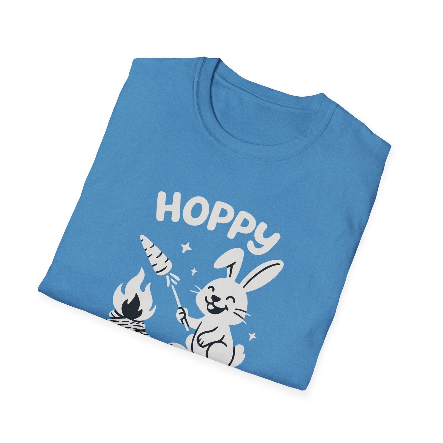 Rabbit T-Shirt - 'Hoppy Camper' Softstyle Tee