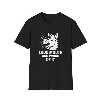 Horse T-Shirt - 'Loud Mouth' Softstyle Tee