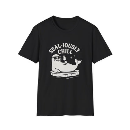 Seal T-Shirt - 'Sealiously Chill' Softstyle Tee