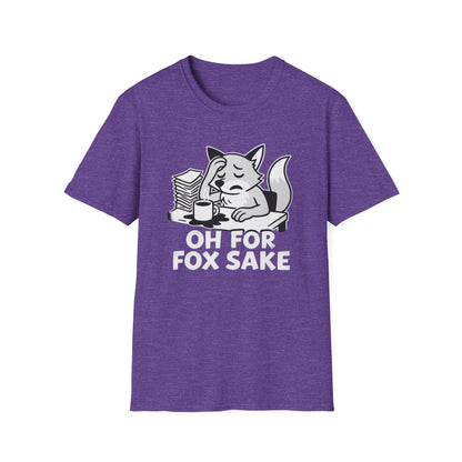Fox T-Shirt - 'Oh For Fox Sake' Softstyle Tee