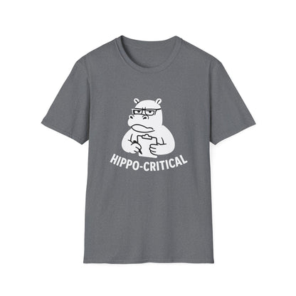 Hippo T-Shirt - 'Hippo-Critical' Softstyle Tee