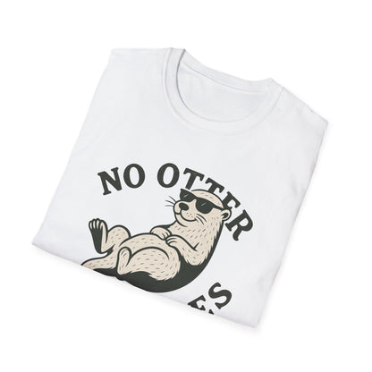 Otter T-Shirt - 'No Otter Worries' Softstyle Tee