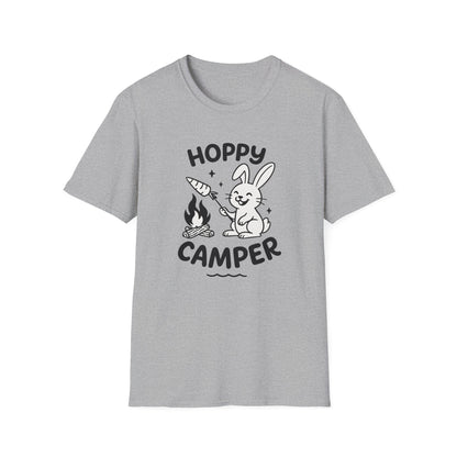 Rabbit T-Shirt - 'Hoppy Camper' Softstyle Tee