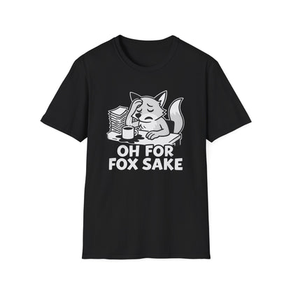 Fox T-Shirt - 'Oh For Fox Sake' Softstyle Tee