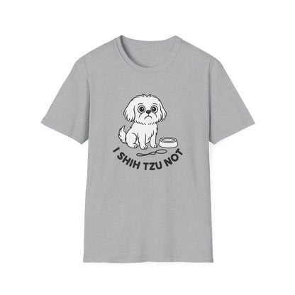 Shih Tzu Not Unisex Softstyle T-Shirt | Funny Dog Lover Tee, Pet Owner Gift, Casual Wear, Gift for Dog Lovers, Cute Animal Shirt