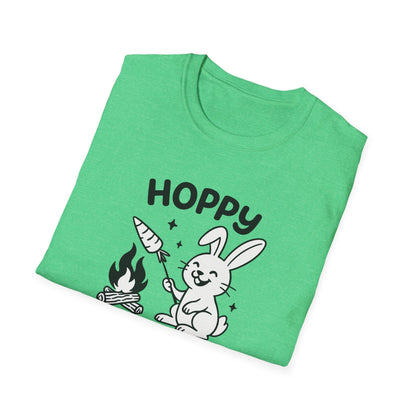 Rabbit T-Shirt - 'Hoppy Camper' Softstyle Tee