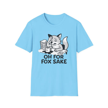 Fox T-Shirt - 'Oh For Fox Sake' Softstyle Tee