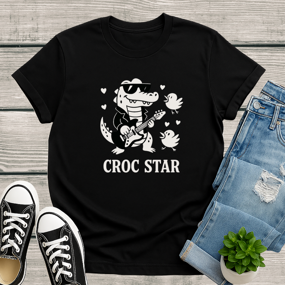 Crocodile T-Shirt - 'Croc Star' Softstyle Tee