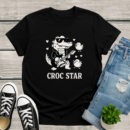 Crocodile T-Shirt - 'Croc Star' Softstyle Tee