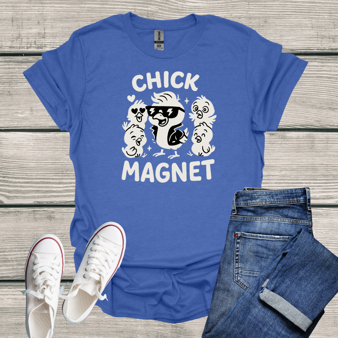 Chick T-Shirt - 'Chick Magnet' Softstyle Tee