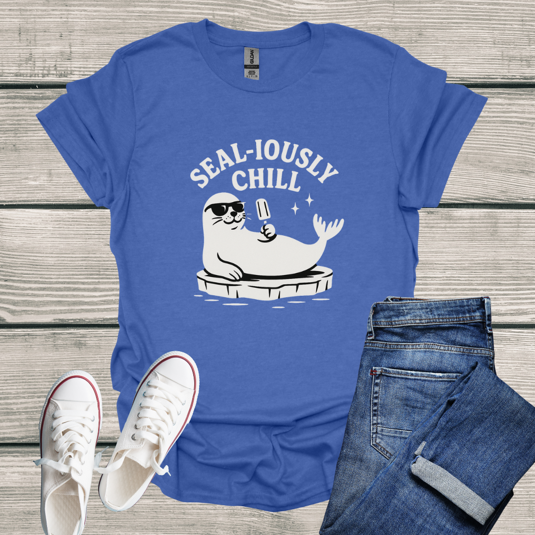 Seal T-Shirt - 'Sealiously Chill' Softstyle Tee